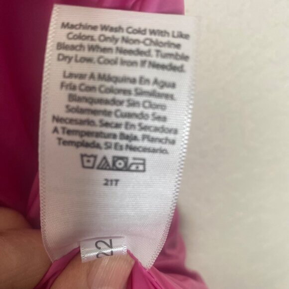 Free Assembly Womens XS Puffer Vest Camouflage & Pink Lightweight - Picture 6 of 9